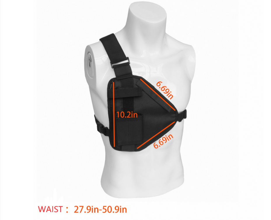 Tactical vest chest bag